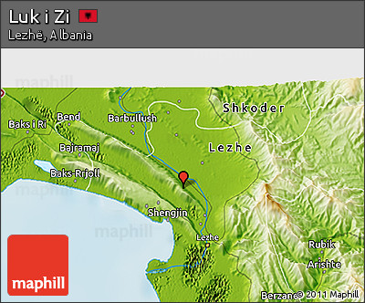Physical 3D Map of Luk I Zi