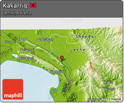 Physical 3D Map of Kakarriq
