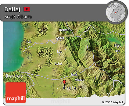 Satellite 3D Map of Ballaj