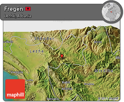 Satellite 3D Map of Fregën