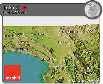 Satellite 3D Map of Luk I Zi