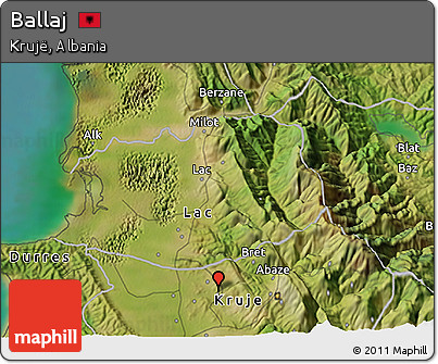 Satellite 3D Map of Ballaj