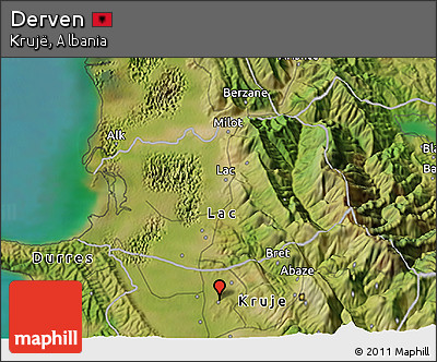 Satellite 3D Map of Derven