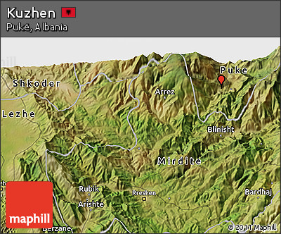 Satellite 3D Map of Kuzhen