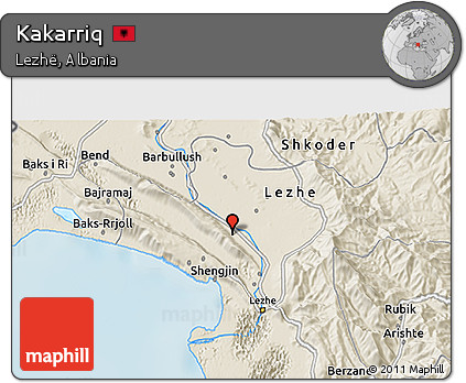 Shaded Relief 3D Map of Kakarriq