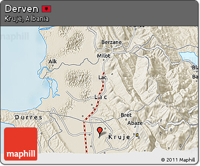 Shaded Relief 3D Map of Derven