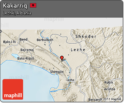 Shaded Relief 3D Map of Kakarriq