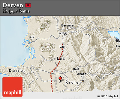 Shaded Relief 3D Map of Derven