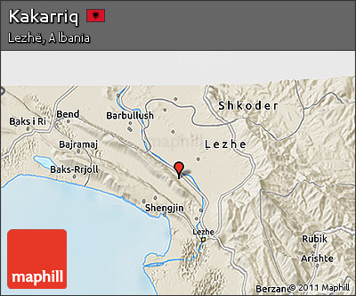 Shaded Relief 3D Map of Kakarriq