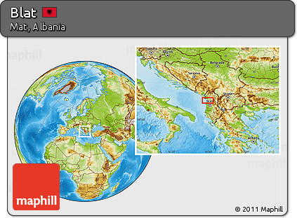 Physical Location Map of Blat