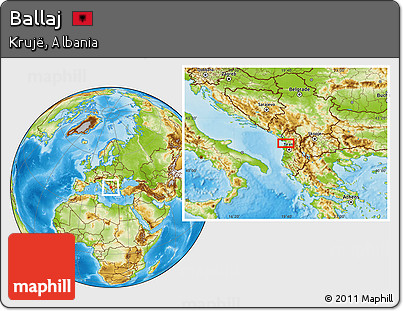 Physical Location Map of Ballaj