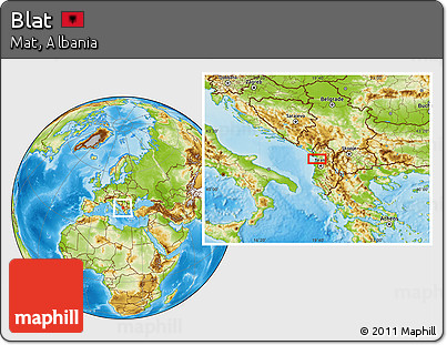 Physical Location Map of Blat