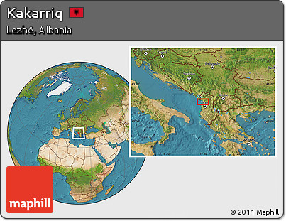 Satellite Location Map of Kakarriq