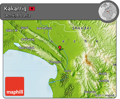 Physical Map of Kakarriq