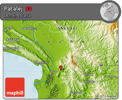 Physical Map of Patalej
