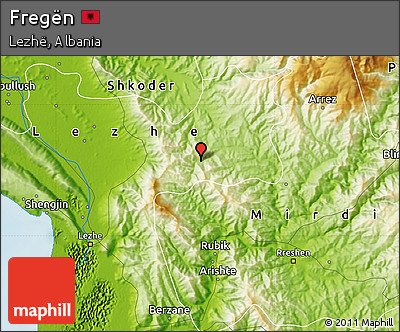 Physical Map of Fregën