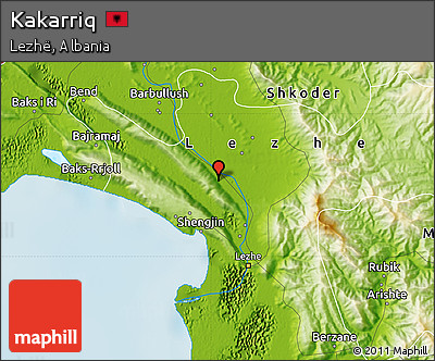 Physical Map of Kakarriq