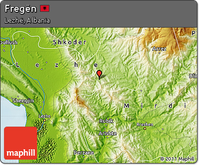Physical Map of Fregën
