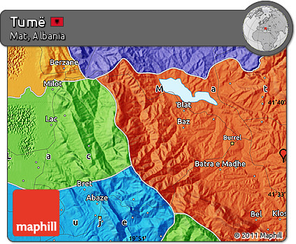 Political Map of Tumë