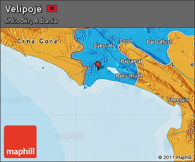 Political Map of Velipojë