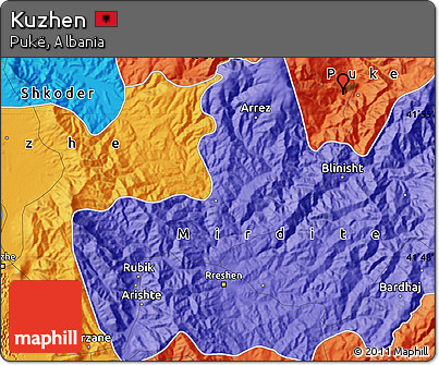 Political Map of Kuzhen