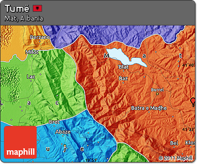 Political Map of Tumë