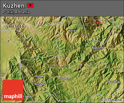 Satellite Map of Kuzhen