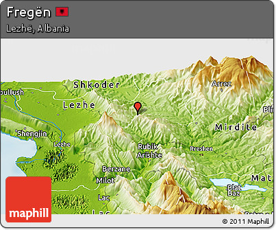 Physical Panoramic Map of Fregën
