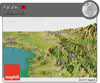 Satellite Panoramic Map of Patalej
