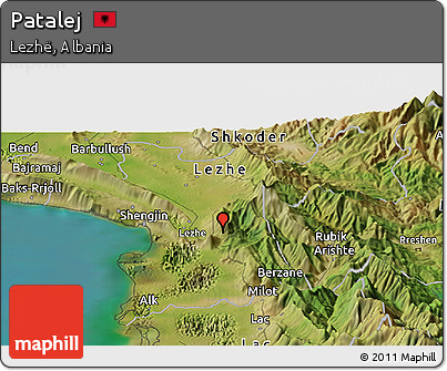 Satellite Panoramic Map of Patalej