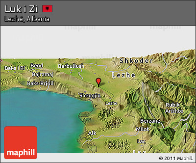 Satellite Panoramic Map of Luk I Zi