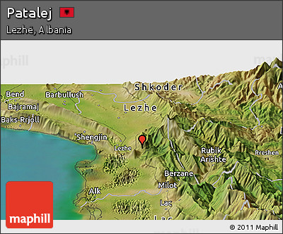 Satellite Panoramic Map of Patalej