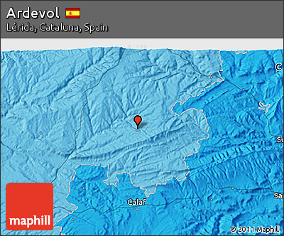 Political 3D Map of Ardevol