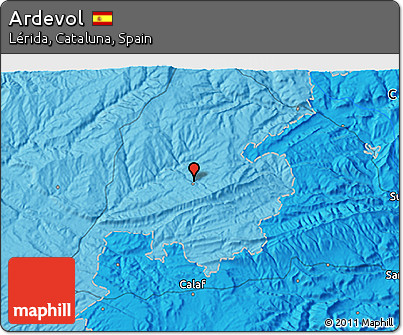 Political 3D Map of Ardevol