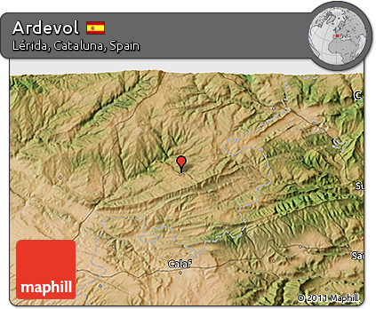 Satellite 3D Map of Ardevol