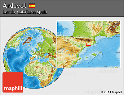 Physical Location Map of Ardevol