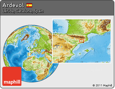 Physical Location Map of Ardevol