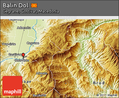 Physical 3D Map of Balin Dol