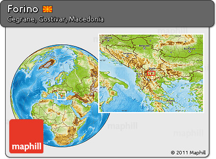 Physical Location Map of Forino