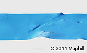 Shaded Relief Panoramic Map of the area around 41° 43' 14" N, 21° 10' 29" W