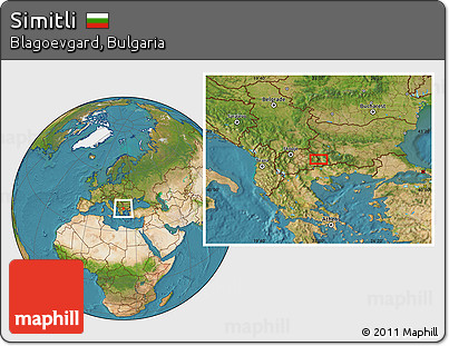 Satellite Location Map of Simitli