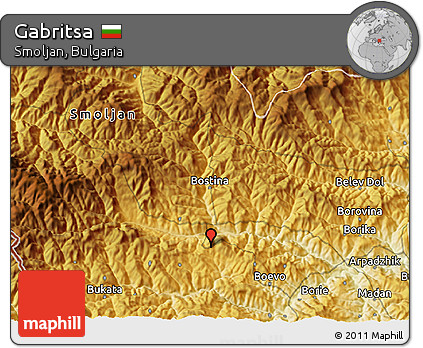 Physical 3D Map of Gabritsa