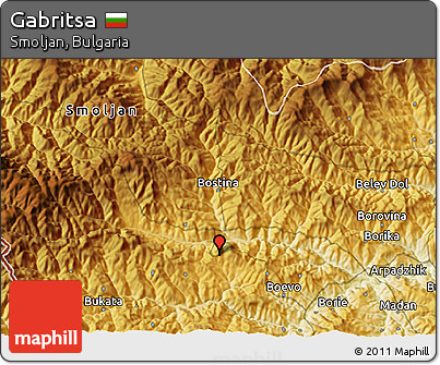 Physical 3D Map of Gabritsa
