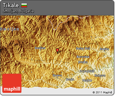 Physical 3D Map of Tikale