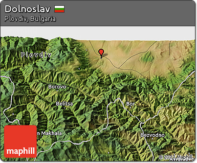 Satellite 3D Map of Dolnoslav