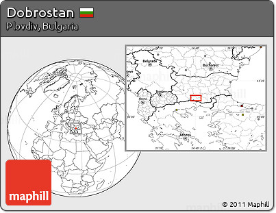 Blank Location Map of Dobrostan