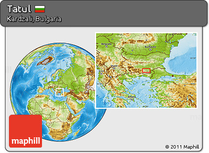 Physical Location Map of Tatul