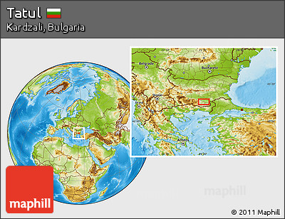 Physical Location Map of Tatul