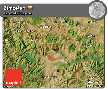 Satellite Map of Zimzelen