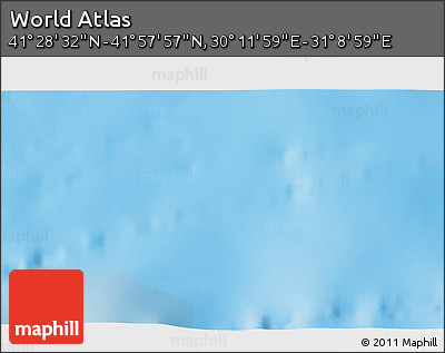 Physical 3D Map of the Area around 41° 43' 14" N, 30° 40' 29" E